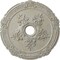 Ekena Millwork Attica with Rose Medallion (Canopies up to 4 1/2"), 26"OD x 3 3/4"ID x 1 1/2"P, Pot of Cream Crackle CM26ATPCC - alternate 1